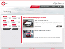 Tablet Screenshot of bazar.citycar.cz